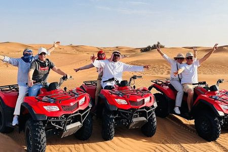 VIP Desert Safari Red Dunes with Camel Ride Fire Shows and BBQ