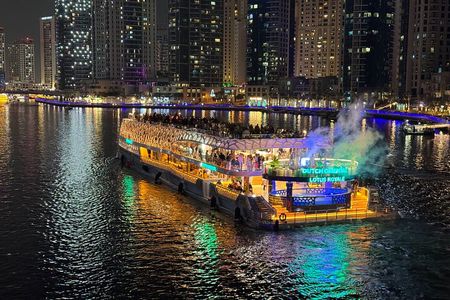 Dubai: World’s Largest Lotus Royale Mega Yacht Dinner Cruise