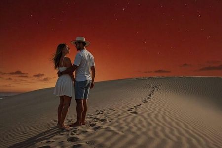 Doha Night Safari Tour Dune Bashing Camel Ride and Stargazing