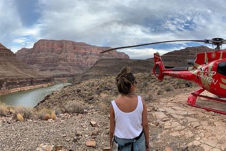 Grand Canyon West Rim by Coach with Helicopter Tour and Meals