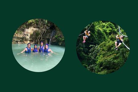 Combo Zipline & Waterfalls