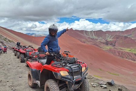 From Cusco Rainbow Mountain and Red Valley in ATVs and Food