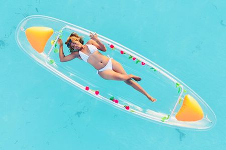 Luxury Clear Kayak and Drone Photoshoot at Kendwa Beach, Zanzibar