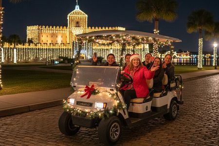 St Augustine's Night of Lights Open-Air Guided Cart Tour