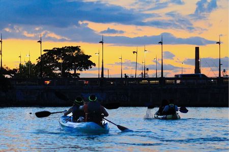 Sunset Glow Kayak Tour + Salsa Experience: Condado Lagoon @ Beach