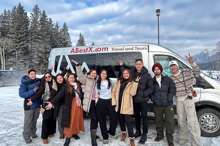 Shared Tour: Johnston Canyon Two Jack Lake Bow Lake & Minnewanka