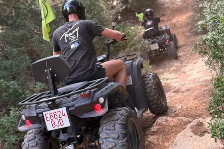Mallorca : Quad tour in Magaluf along coves, roads and cliffs