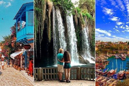 Guided Antalya City Tour /w Düden Waterfalls & Boat Trip & Lunch 