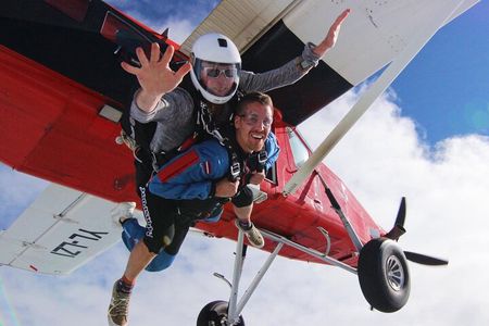 Thrilling Tandem Skydiving Experience near Riga