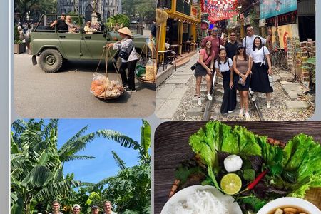Hanoi: City Highlights Guided Tour by Military Jeep