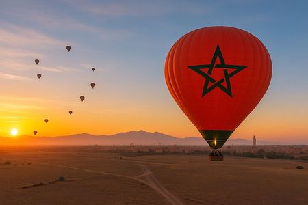 Hot Air Balloon Flight over Marrakech with Traditional Breakfast