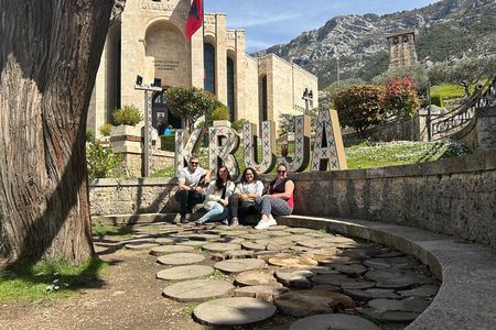 Day Tour to Kruja & Sarisalltik Cave from Tirana small group