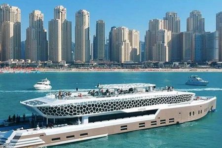 Dubai Marina Cruise (VIP) with 5 Star Buffet Dinner & Transfer