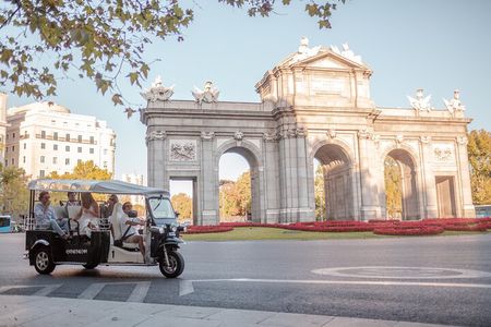 Expert Plus Tour of Madrid in Private Eco Tuk Tuk