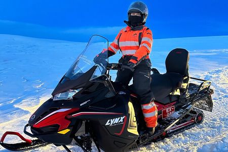 Snowmobile on a Glacier and Golden Circle in a Superjeep 