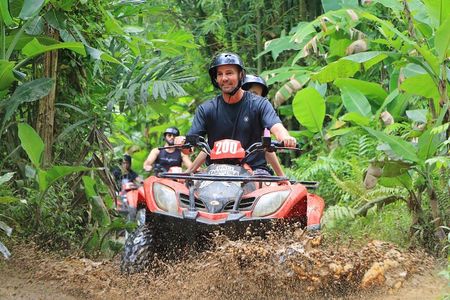 Bali ATV Quad Bike Tour Package, Swing and Rafting 