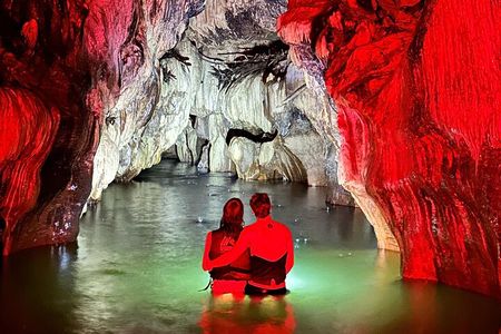 Private Charco Azul Cave & Waterfall Adventure