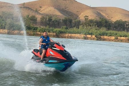 Marrakech Jet Ski, Agafay Camel Ride and Fire Dinner Show Tour