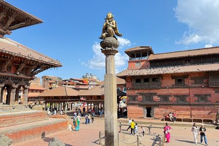 Swayambhunath and Patan Durbar Square Half Day Tour in Kathmandu