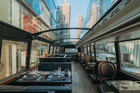 NYC Bustronome Gourmet Sightseeing Lunch Panoramic Bus