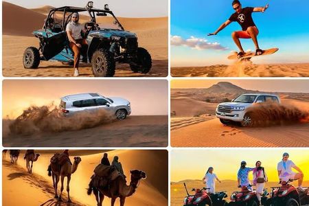 Doha Desert Safari Quad Bike Buggy Camel Ride and Inland Sea Tour