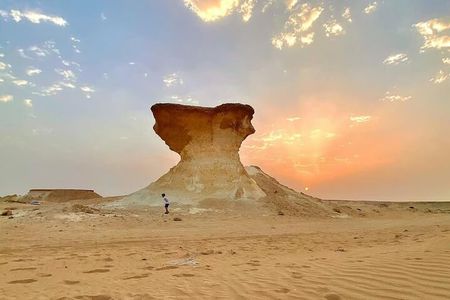 Qatar West Coast tour, Zekreet, Richard Serra Sculpture, Mushroom Rock Formation