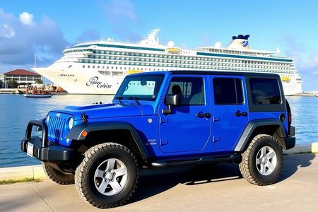 St Thomas - Jeep Tour Customized Itinerary 5hrs