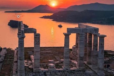 Cape Sounion Sunset Tour & Temple of Poseidon & Audio Tour
