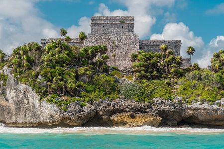 Cultural day 4 in 1 - Coba, Tulum, Cenote kuxtal & Playa del Carmen from Cancún