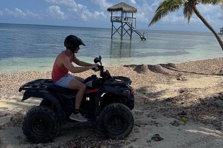 Roatán ATV Jungle Adventure & West Bay Beach Day Pass