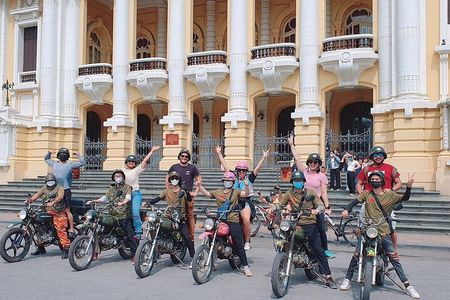 Hanoi Food And Culture Tour by Vintage Motorbike