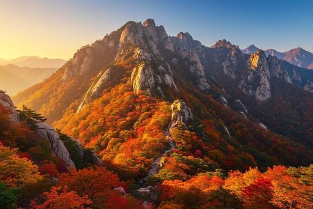 Seoraksan National Park and Goseong DMZ Observatory from sokcho