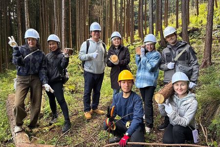 Forest Tourism and Woodcraft with a Mountain Artist Near Tokyo
