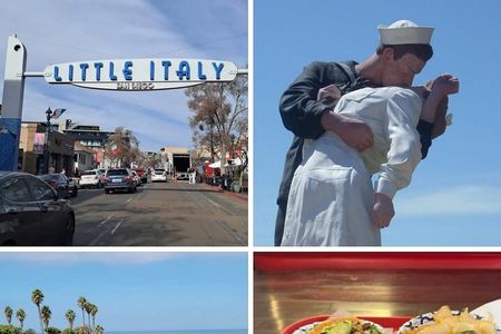 Authentic tour San Diego >little italy>la jewel cove>>fat tacos