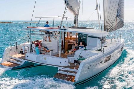 Private Luxury Catamaran Charter Aboard New Lagoon Multi-Deck 420
