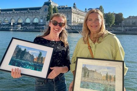 Paris Watercolor Experience – Paint & Take Home Your Own Artwork