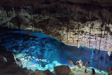 Snorkeling in the Cenotes of Bayahibe