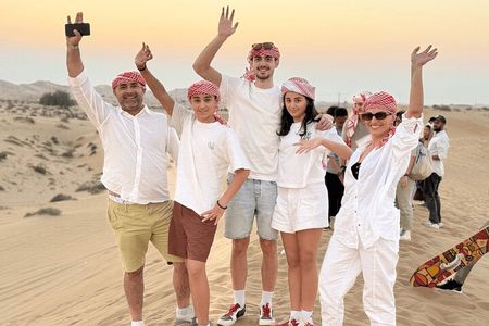 Private Desert Safari Abu Dhabi With Camel Ride & Sand Boarding 