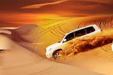 Desert Safari Tour by Car with BBQ and Live Performances