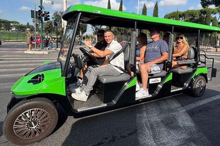 Rome Golf Cart Tour: Top Highlights in 3 Hours (No Walking)