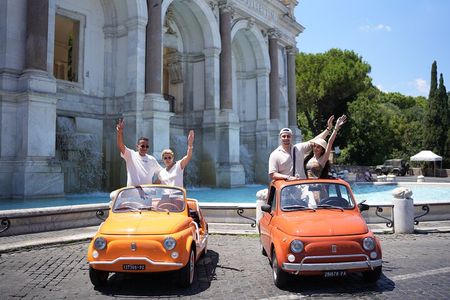 Fiat 500 Retro Car Tour with Professional Photoshoot