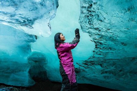 Snowmobiling & Natural Ice Cave from Geysir Area