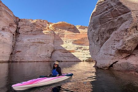 Kayak Antelope Canyon and hike, at Lake Powell 