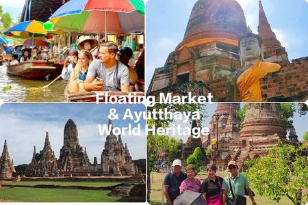 Full Day Tour Traditional Boat and Ayutthaya World Heritage 