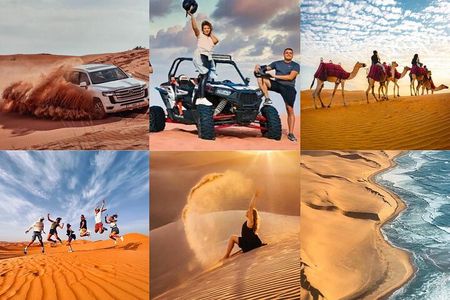 Doha ATV, Quad and Buggy Dune Bashing, Camel Ride, Sandboarding