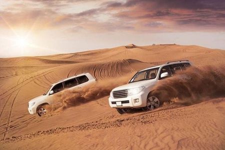 Doha Desert Safari Camel Ride and Sand Boarding