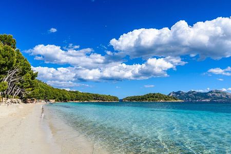 Formentor Beach and boat crossing