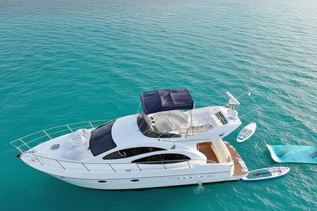 48ft + FREE HOUR Miami Yacht Rental, 2 to 6 Hours, 13 People