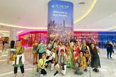  Dubai Full Day Guided City Tour with Burj Khalifa At the Top