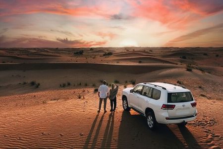 Vip Desert Safari Dubai with Camel Riding BBQ Dinner & Live Shows